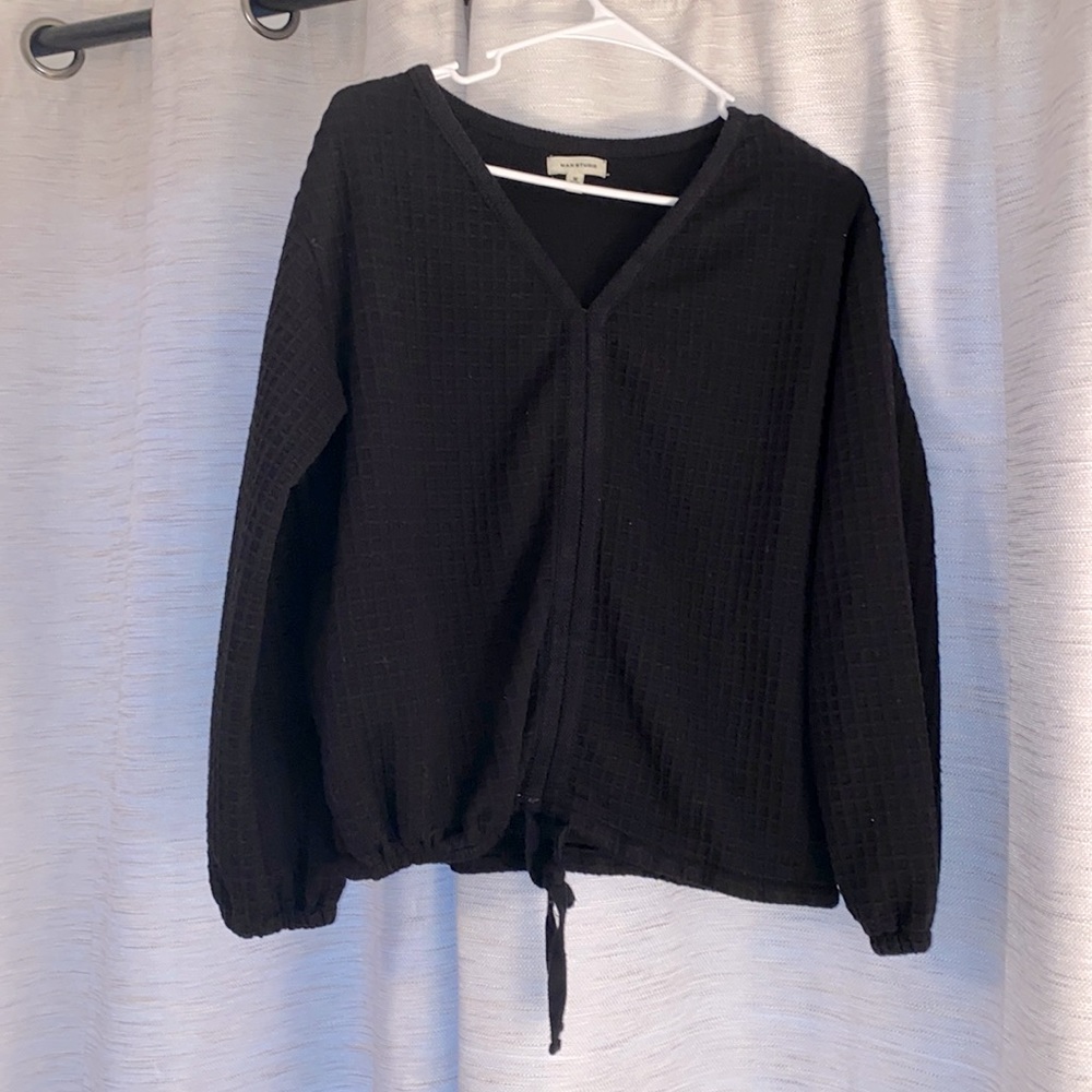 Long sleeve Max Studio textured shirt